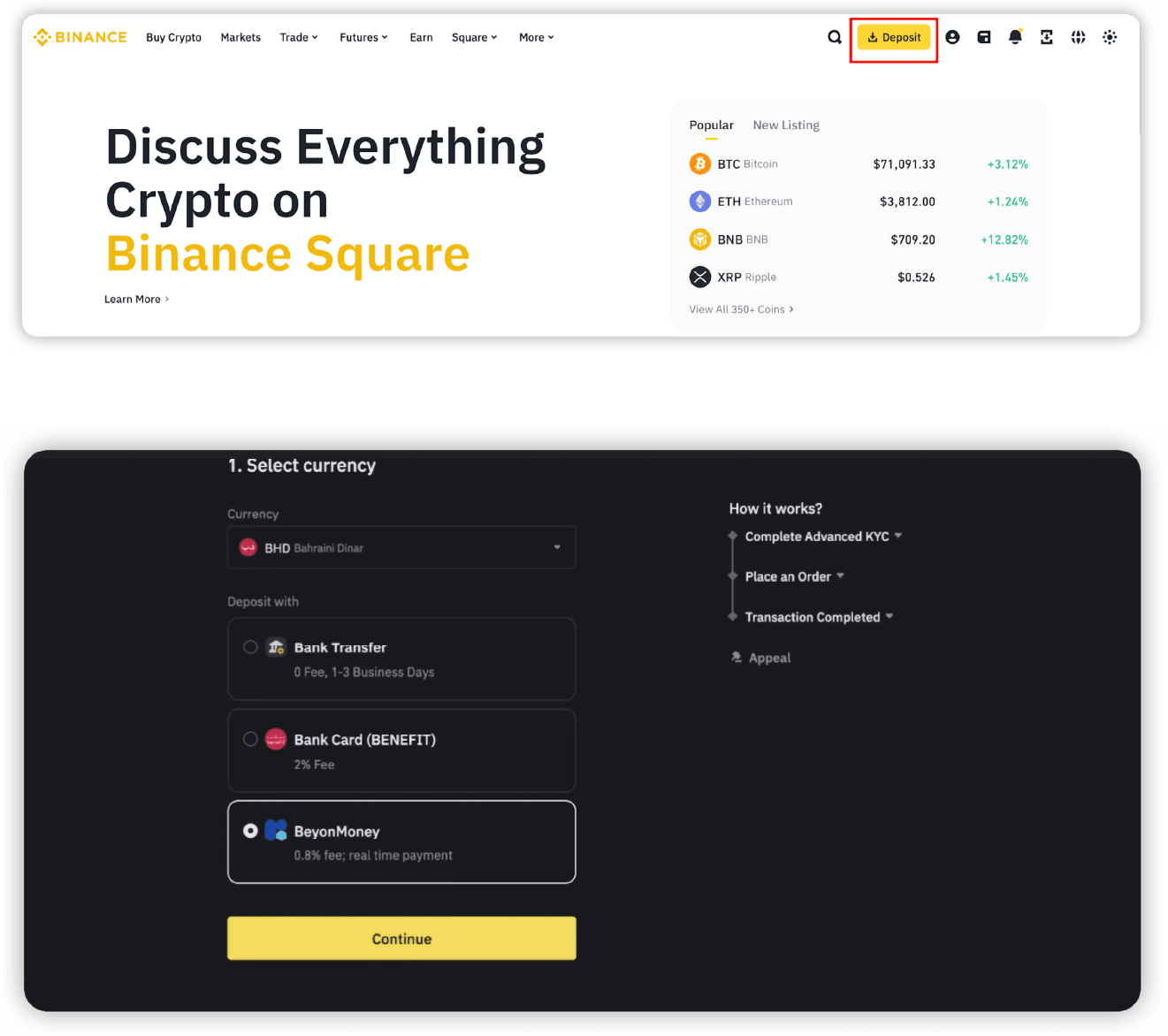 Binance | Beyon Money Bahrain